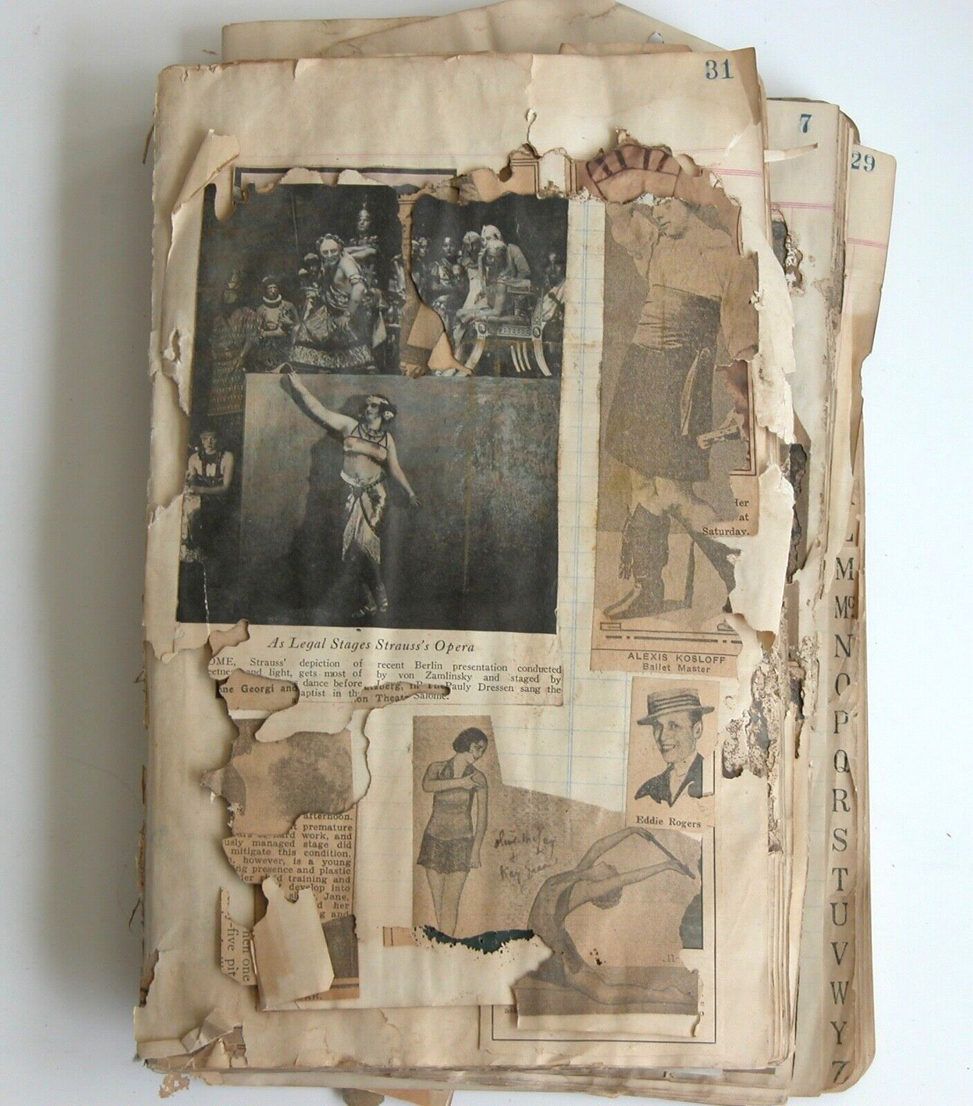 Early 1900s Vaudeville Theater Ballet Photos Ephemera WM A HILDABRAND Archive