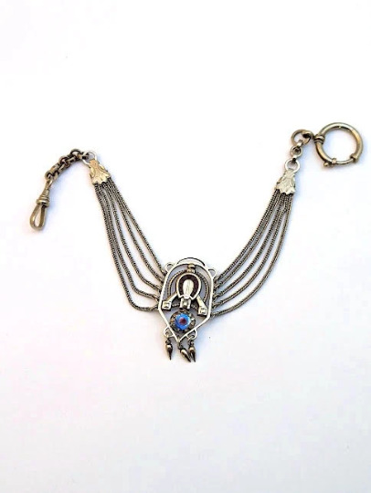 Vintage Pocket Watch Chain, 1900's, Vintage Jewelry