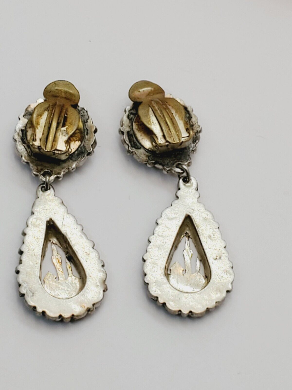 Antique Victorian 1800's Estate Find Earrings Super Cool!!(59)