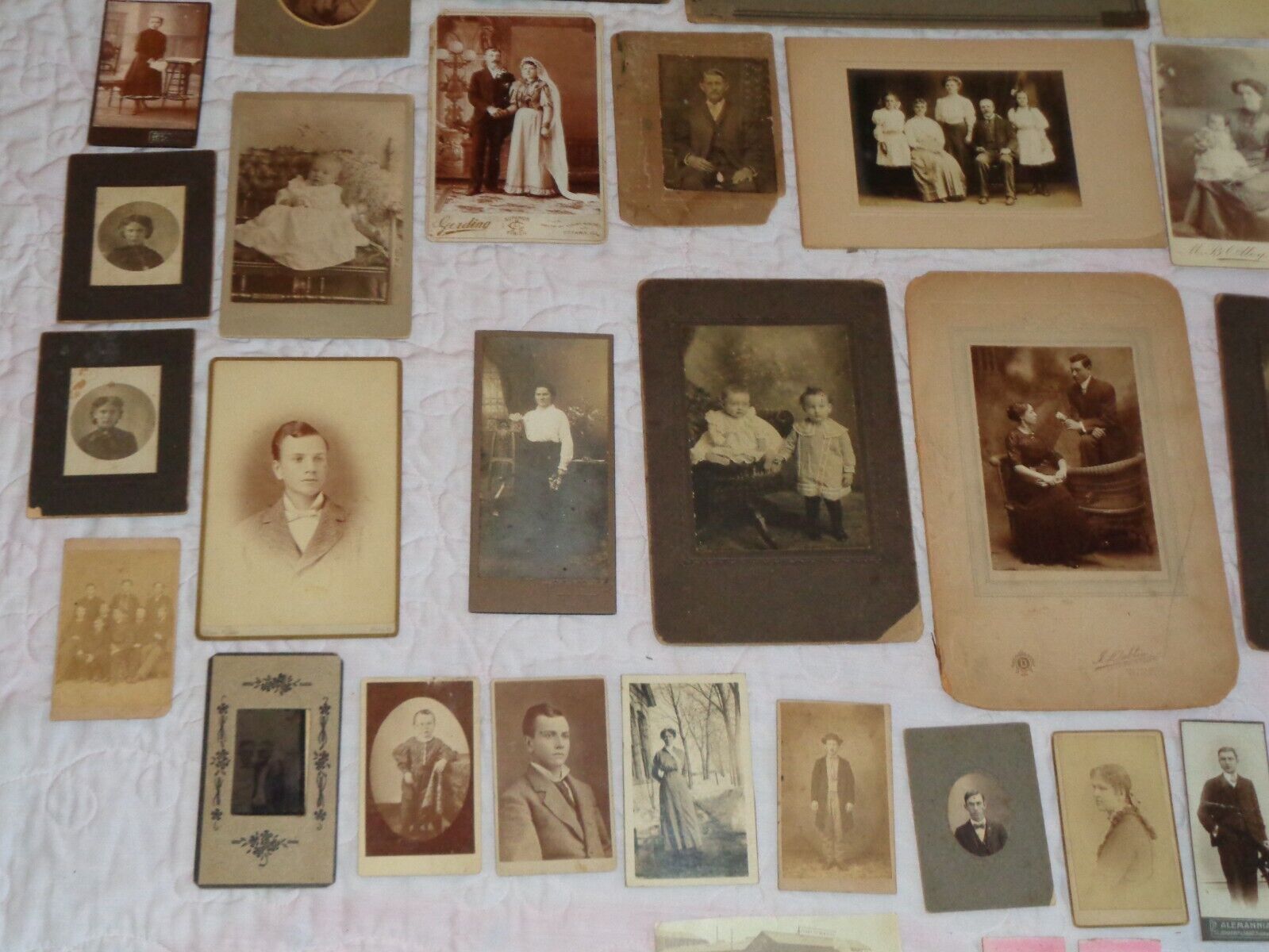 Photograph Collection Antique Late 1800s Early 1900s Portraits People Children