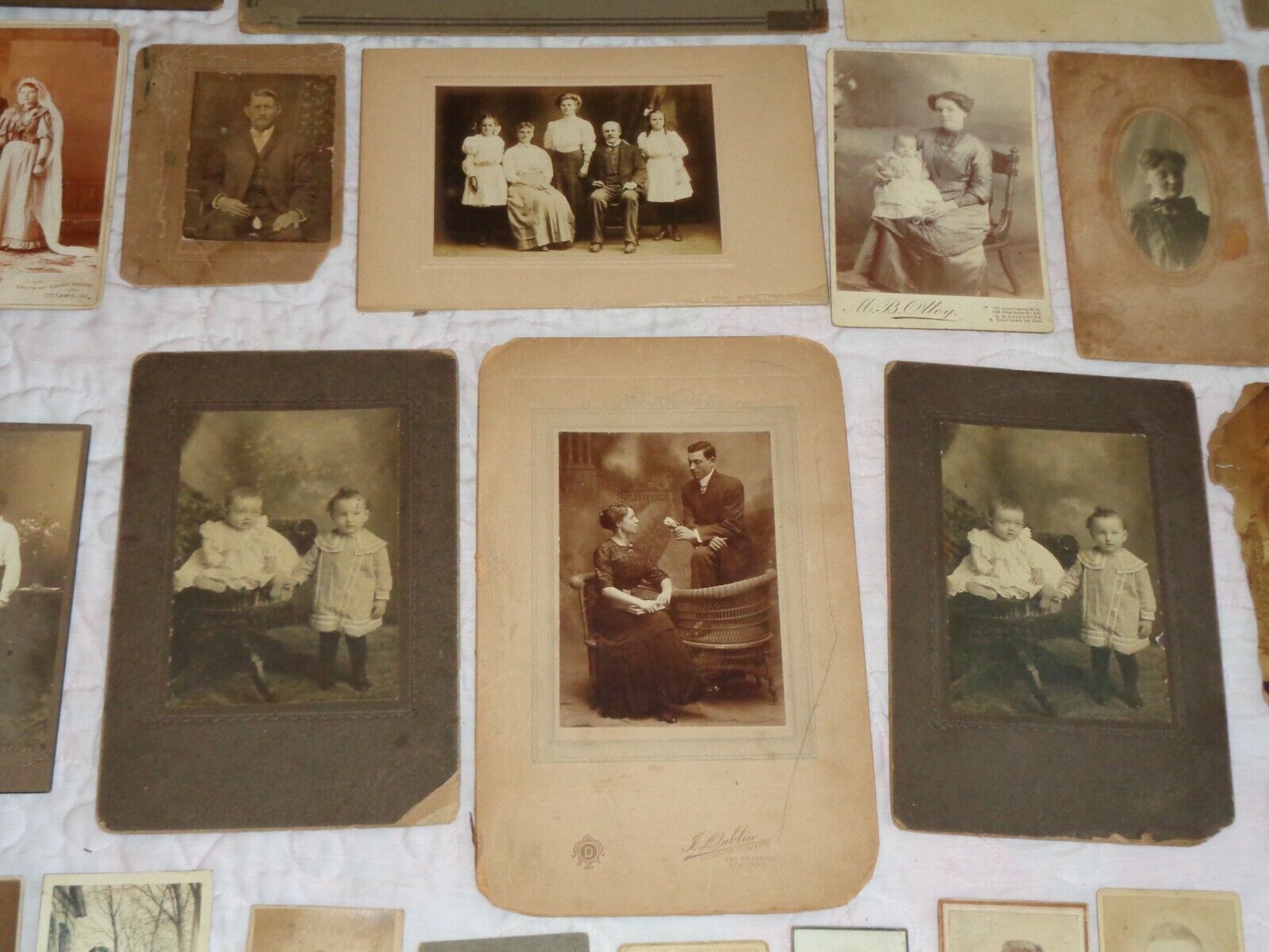Photograph Collection Antique Late 1800s Early 1900s Portraits People Children