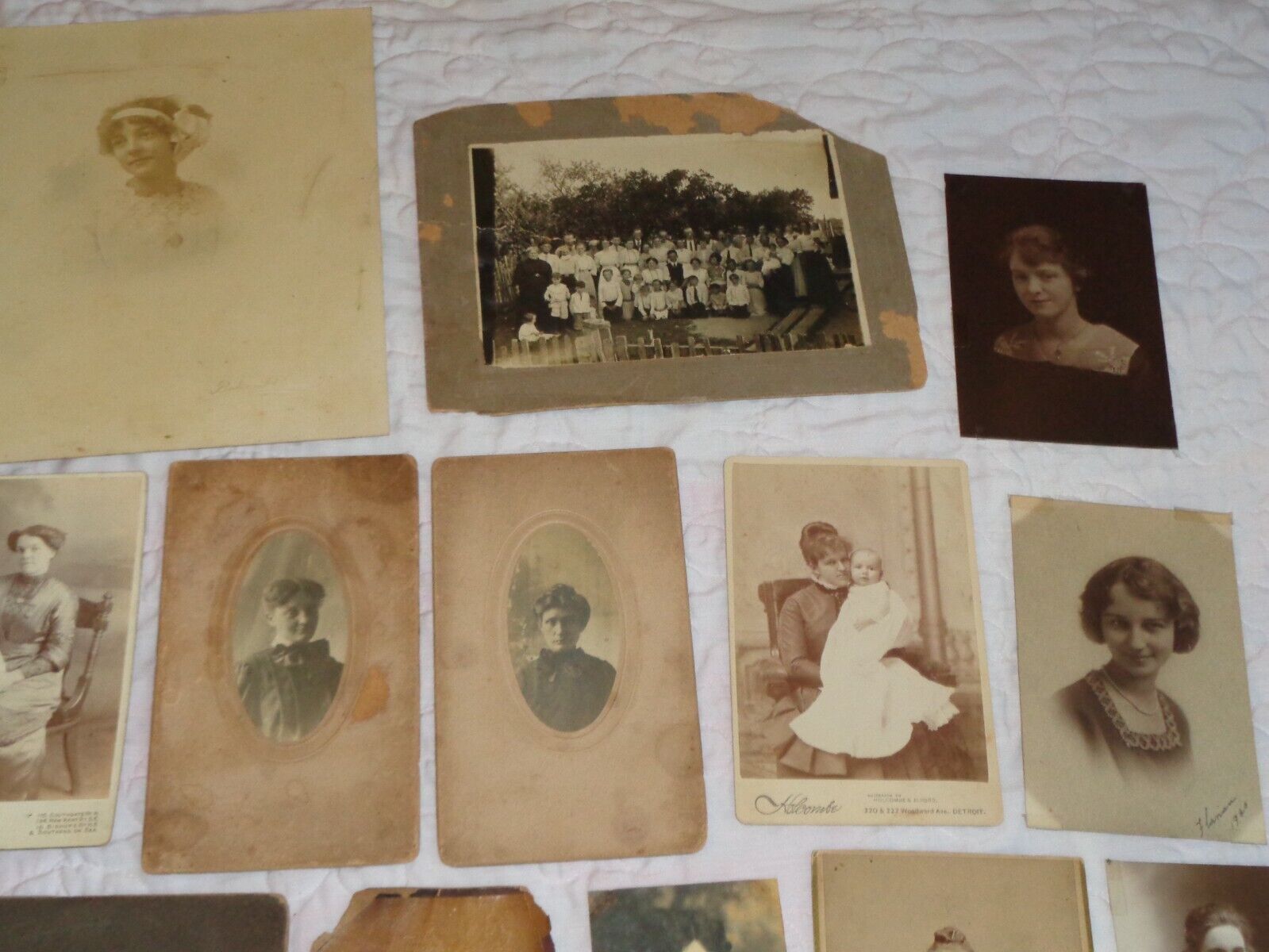 Photograph Collection Antique Late 1800s Early 1900s Portraits People Children
