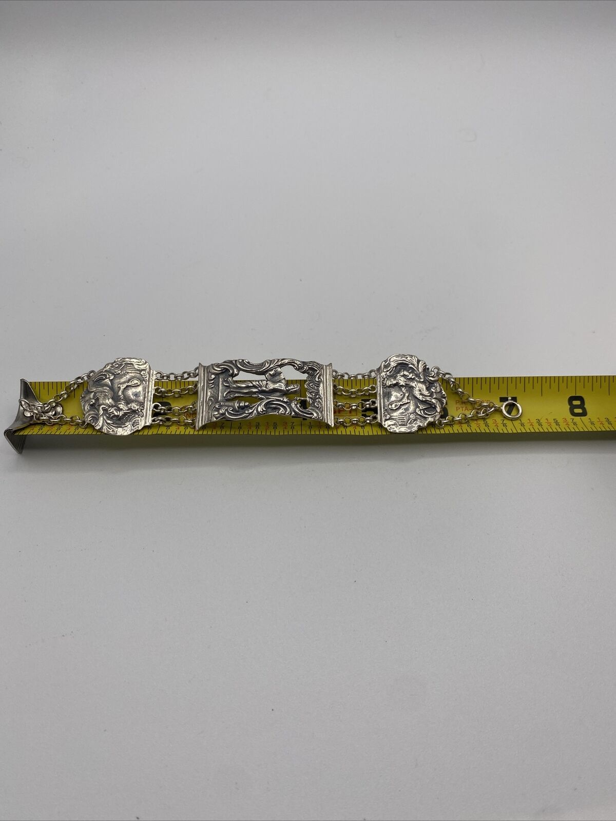 Antique .835 Silver Bracelet 1800s Handcrafted Dutch Heritage
