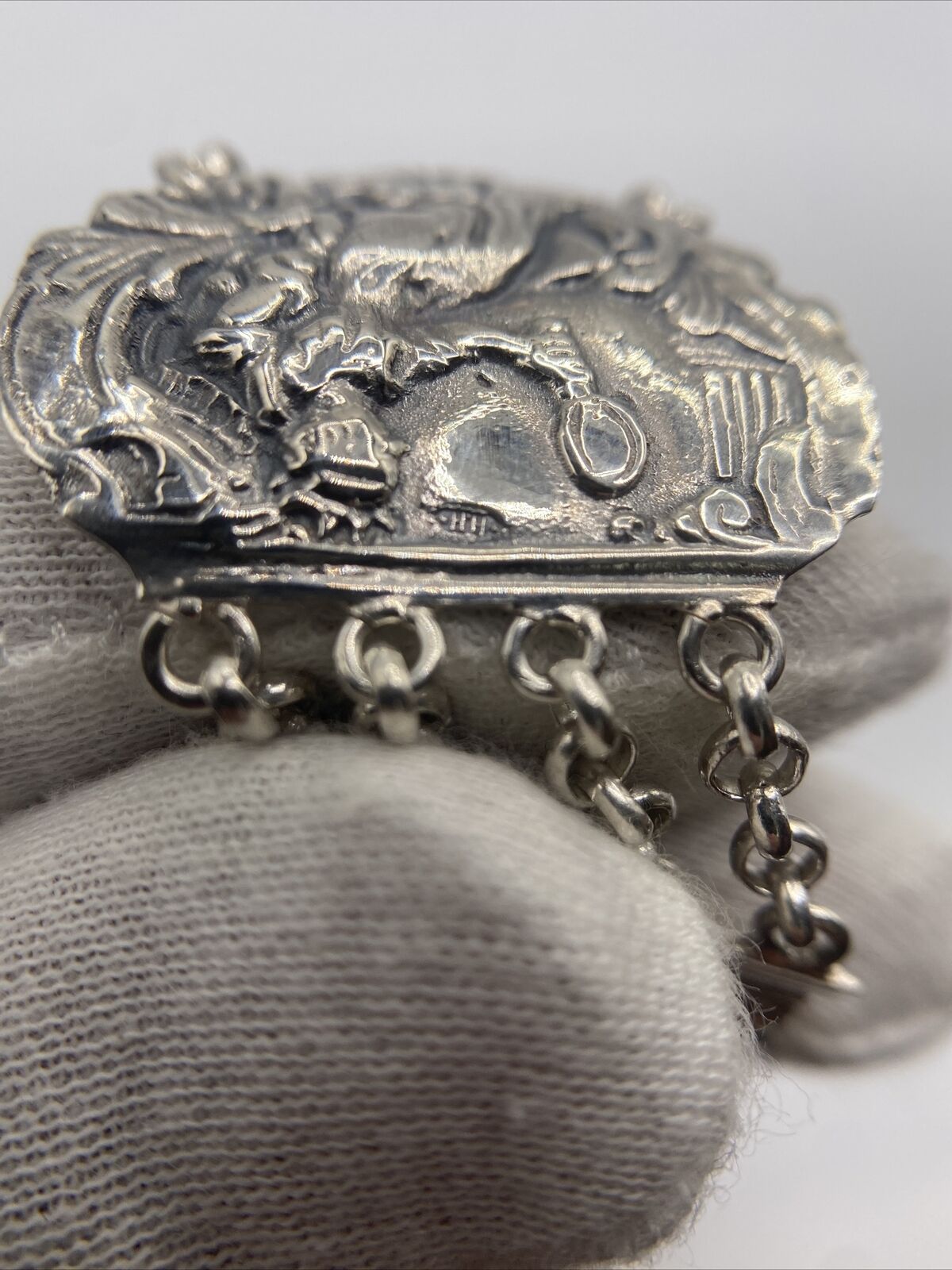 Antique .835 Silver Bracelet 1800s Handcrafted Dutch Heritage