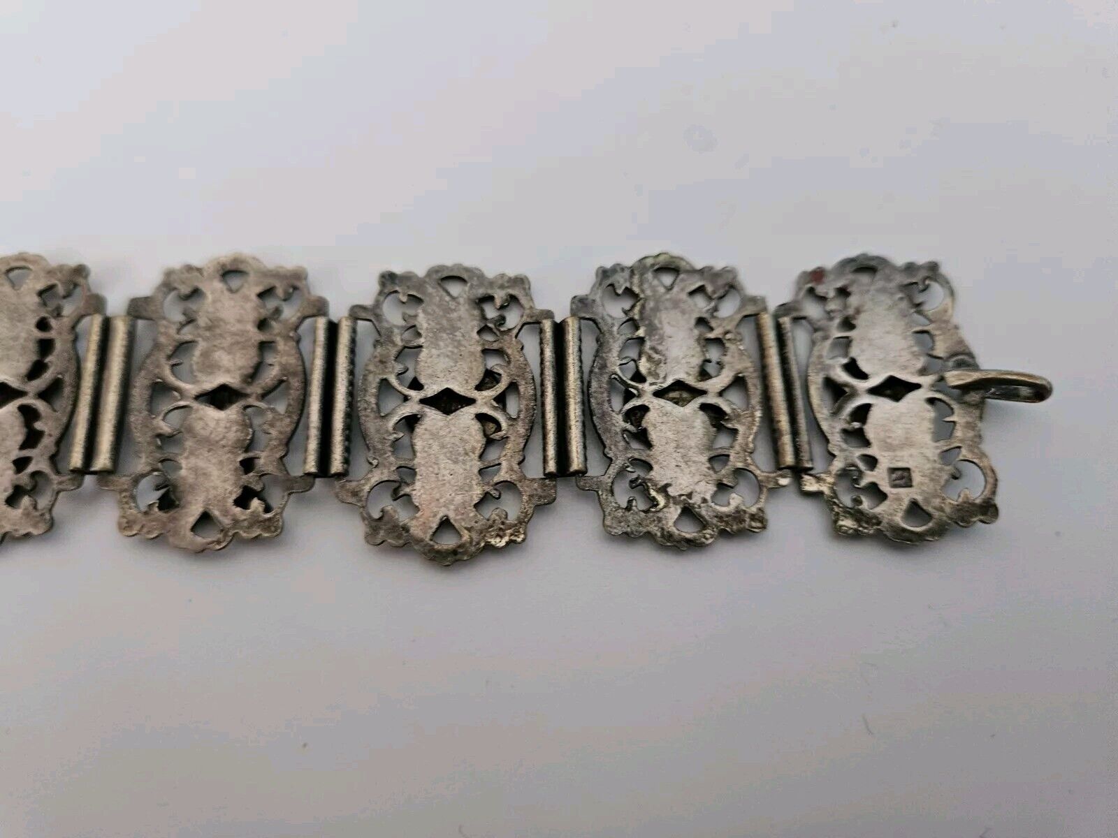 Antique Filigree Depose Early 1900's Paris France Bracelet Art Deco