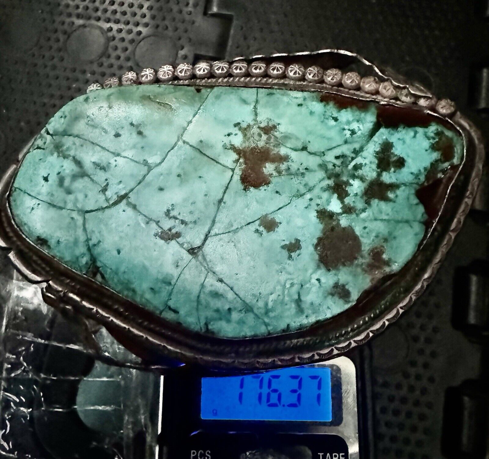 NATIVE USA 1900's  sterling silver REAL 'Old Pawn' Bracelet Cuff See Story