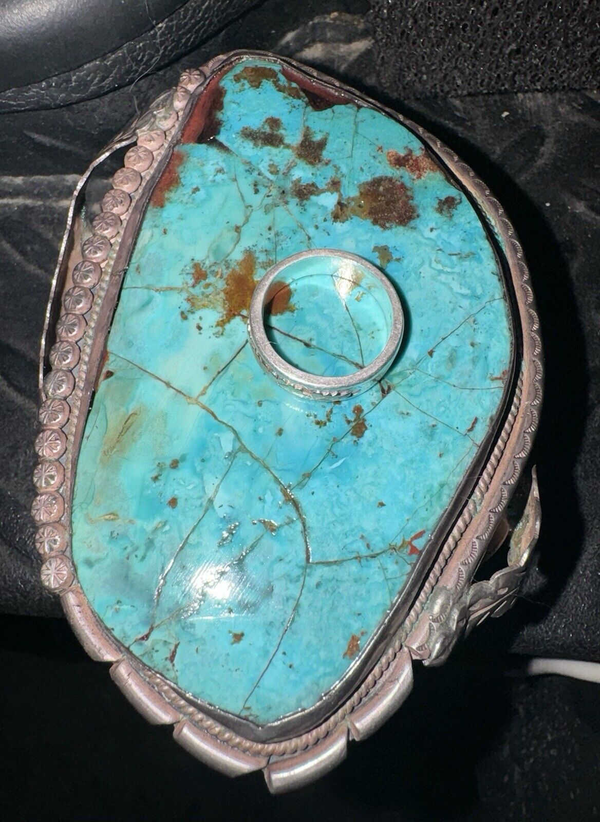 NATIVE USA 1900's  sterling silver REAL 'Old Pawn' Bracelet Cuff See Story