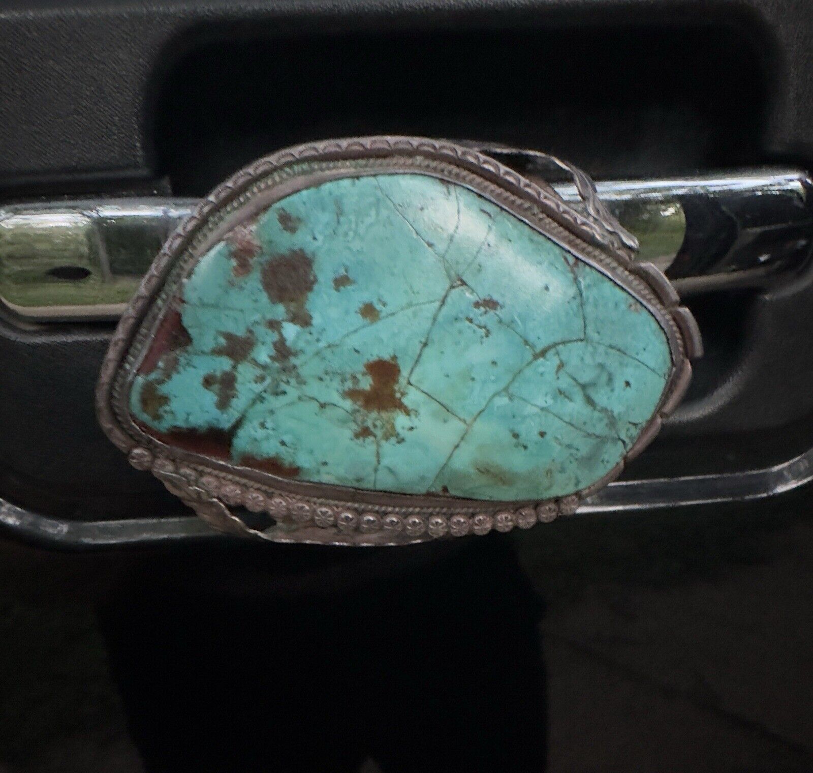 NATIVE USA 1900's  sterling silver REAL 'Old Pawn' Bracelet Cuff See Story