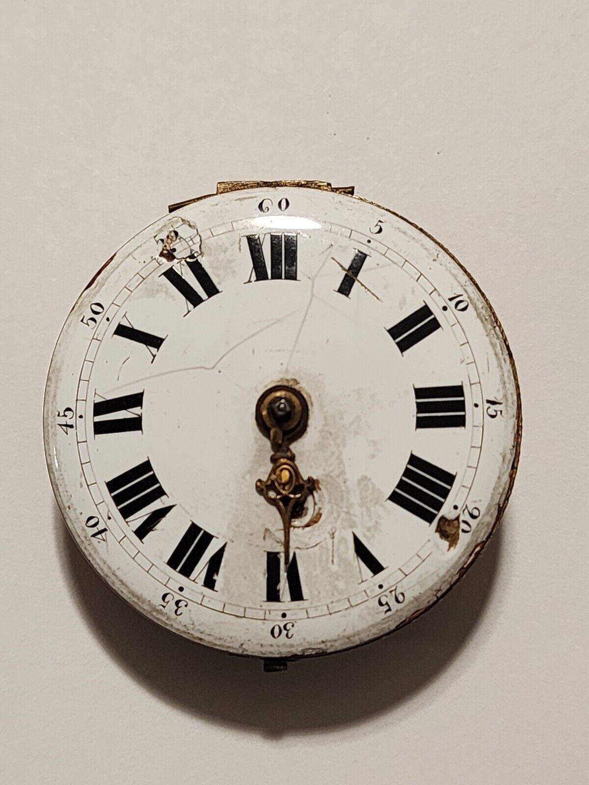 18thC Verge Fusee Pocket Watch Incomplete  RARE Ancient Antique 1700's L@@K
