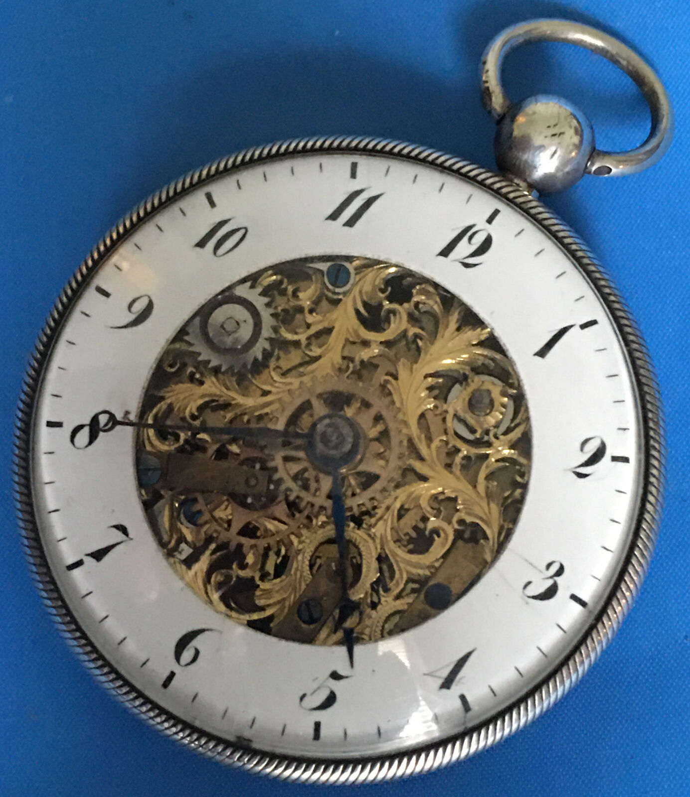 Antique 1700’s Ferdinand Berthoud A Paris Skeleton Dial Pocket Watch Very Rare ￼