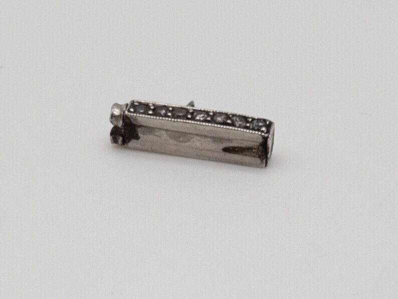 Antique Edwardian 1900s 7 Old Cut Diamond Platinum Bracelet CLASP RARE