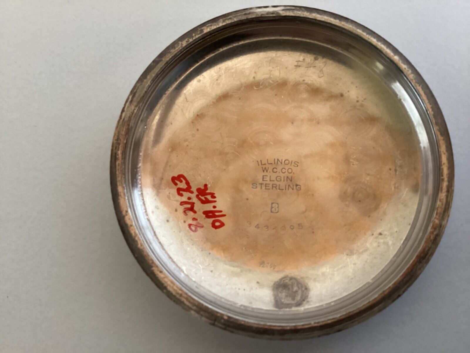 Antique 1900s Waltham Sterling Silver Watch 18s 1883 Model VF Running Condition 