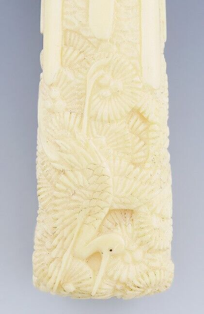 Lovely late 1800s/early 1900s 14k Gold & Silver Birds w/ Flowers Earrings