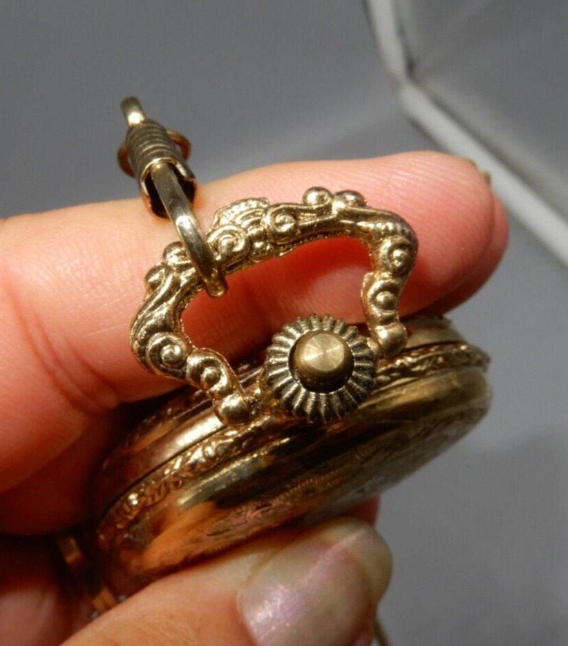 Futura RAILROAD POCKET WATCH - works! 1800s replica