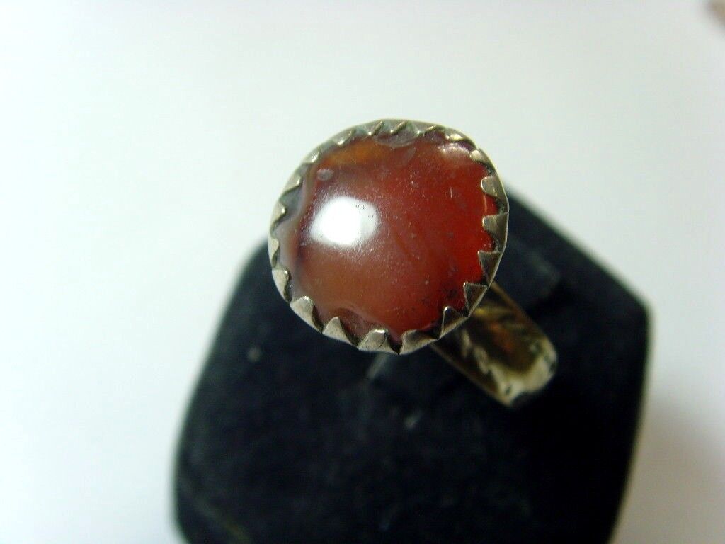 1700s antique Bedouin Nomads tribal ring 8 SZ dagestan religious islamic 50194