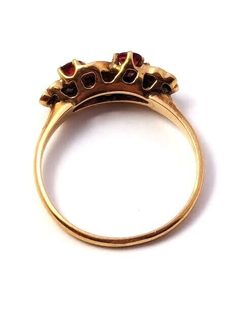 Victorian Ring in 10k Gold, 1900's Vintage Jewelry