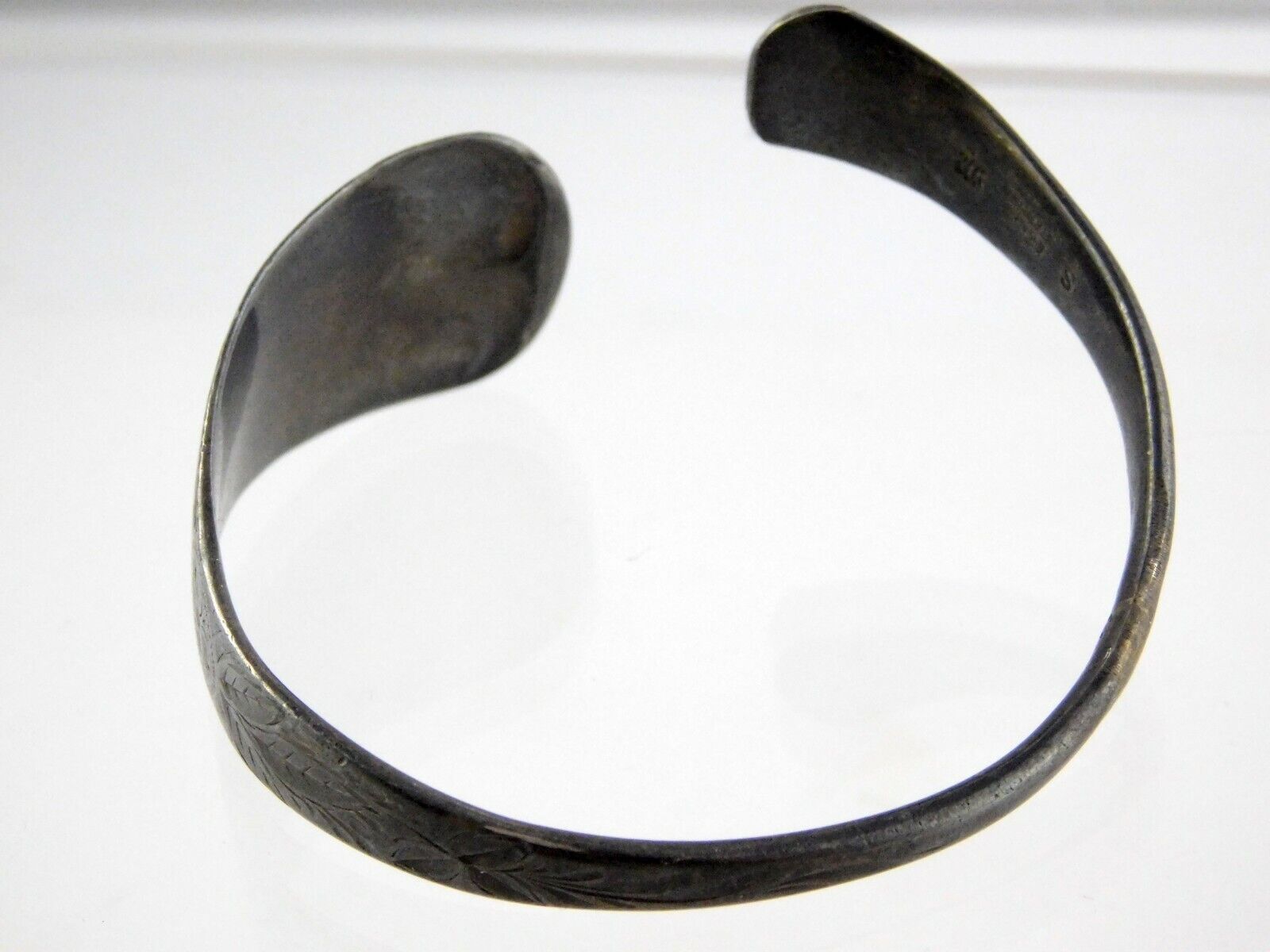 Antique Gorham Sterling Silver Wrap Bracelet Circa Late 1800s Floral Motif 925