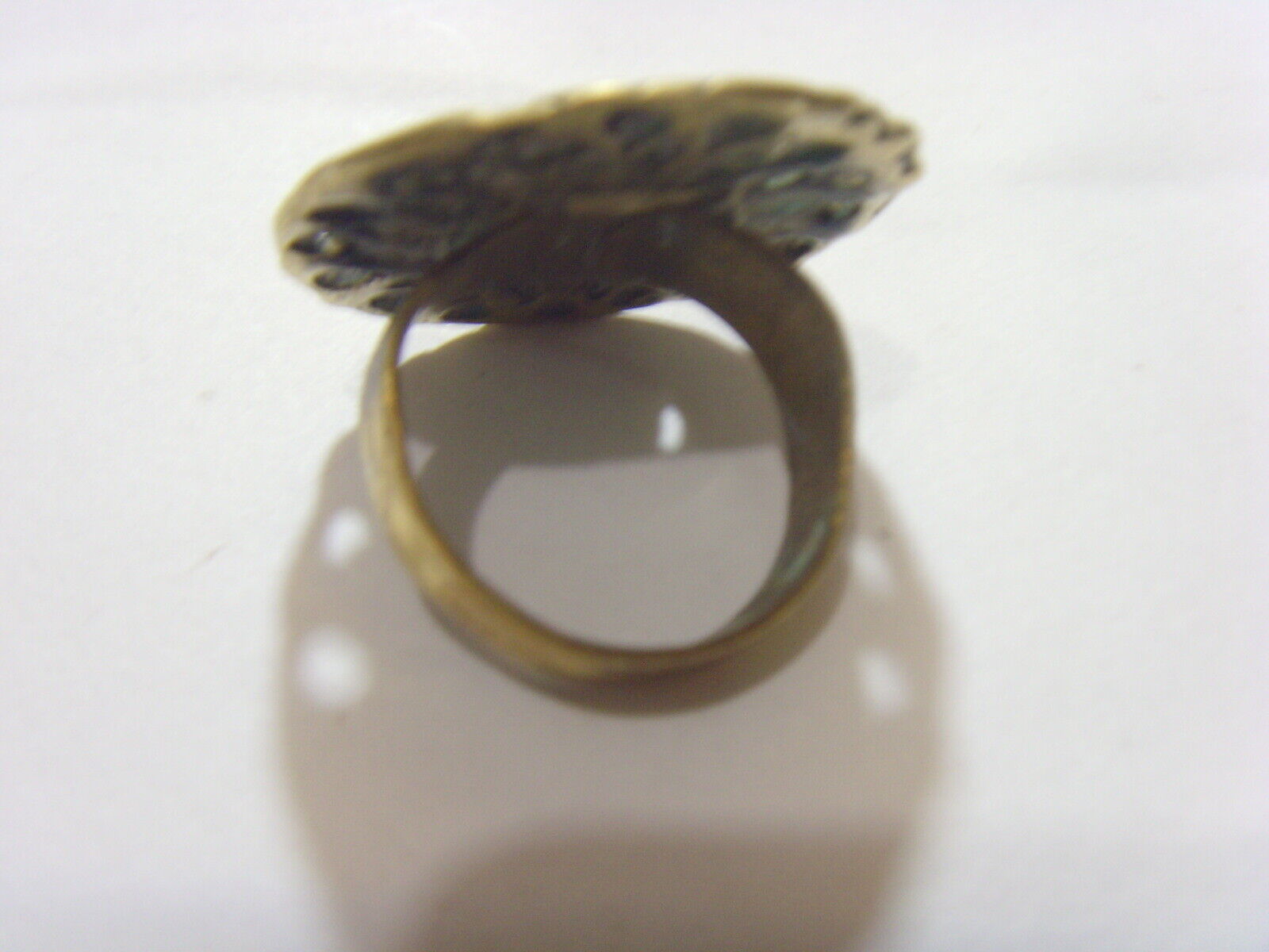 1700s antique nomadic tribal wedding ring size 9 central Asia artifact 50891