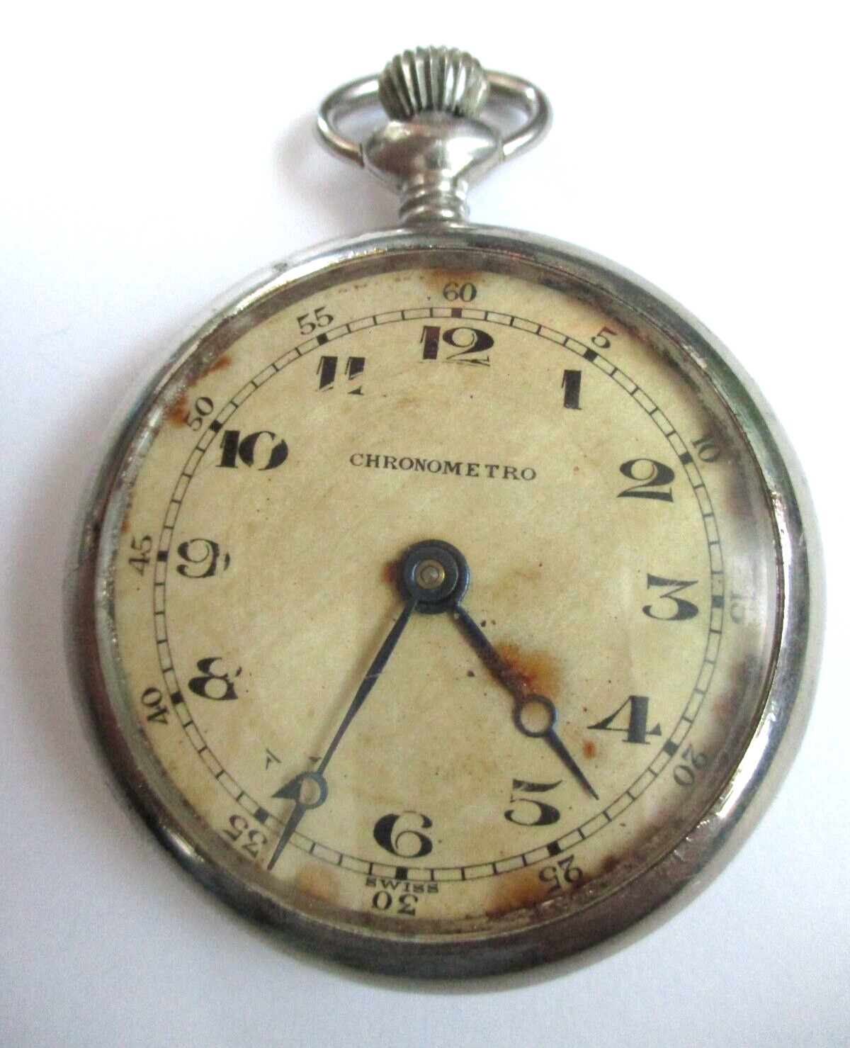 VINTAGE CHRONOMETRO POCKET WATCH - EARLY 1900s, EXTREMELY RARE