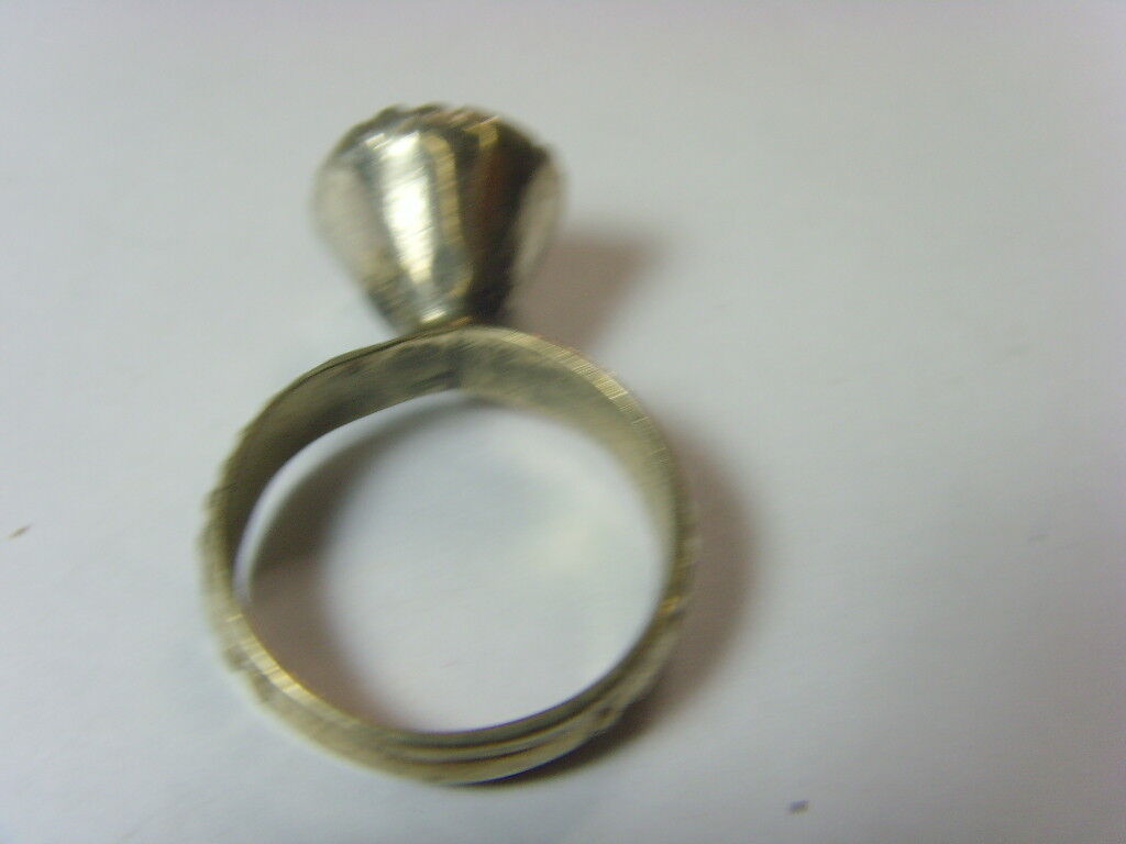 1700s antique Bedouin Nomads tribal ring 8 SZ dagestan religious islamic 50196