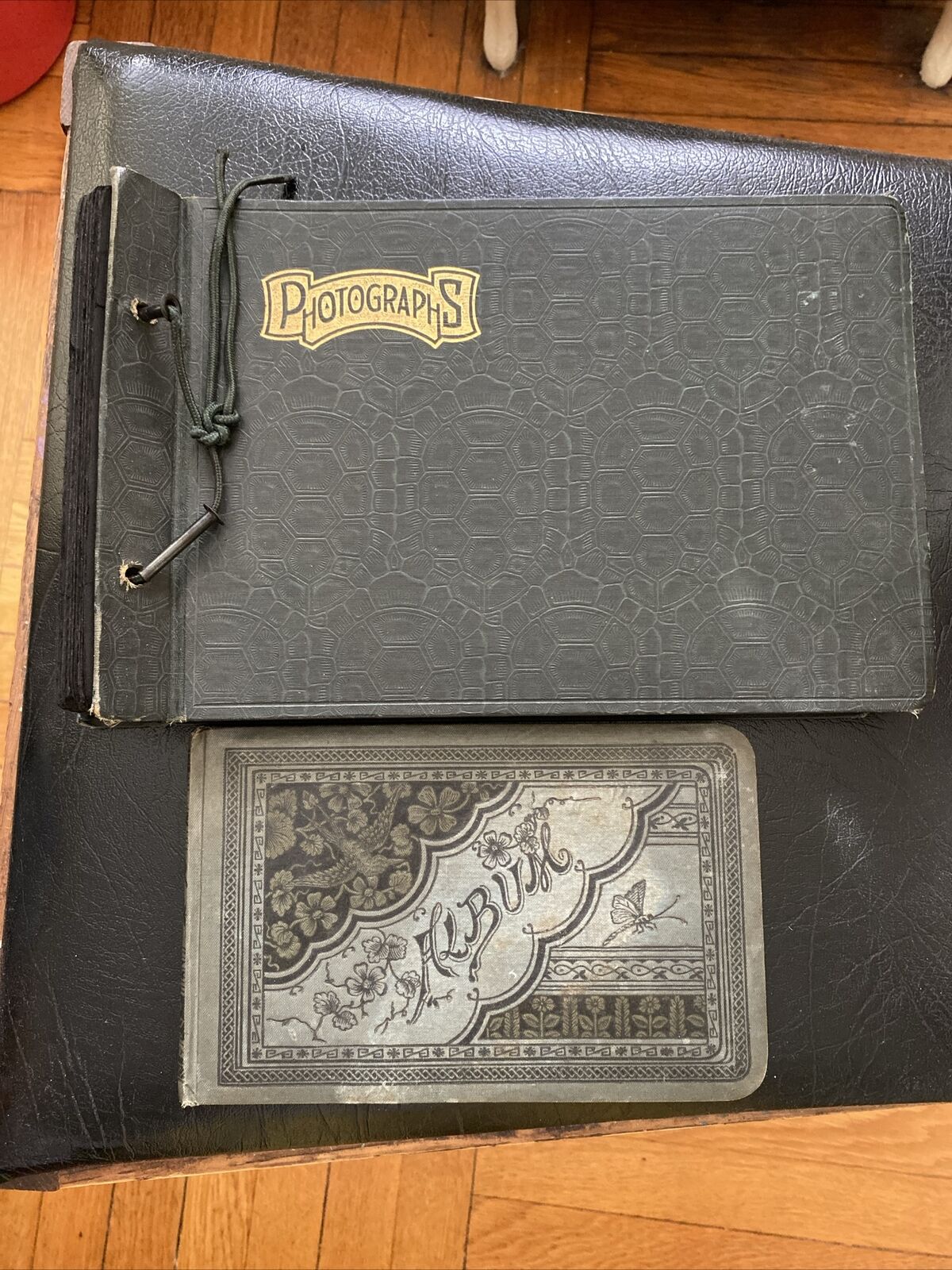 Antique Photo Albums, 1900’s, Victorian, Original Photos and Paper, Excellent 