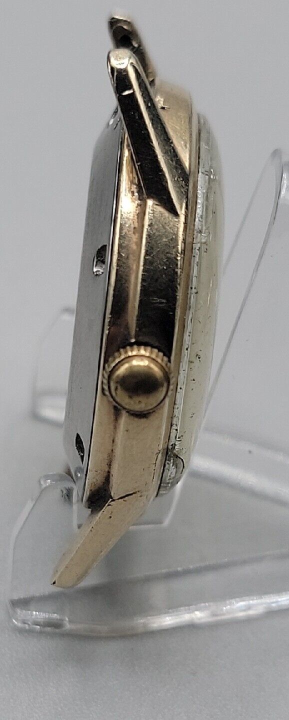 Vintage Waltham 10kgp Mens Self Winding Watch 1900s 25 Jewels 33mm Runs No Band 