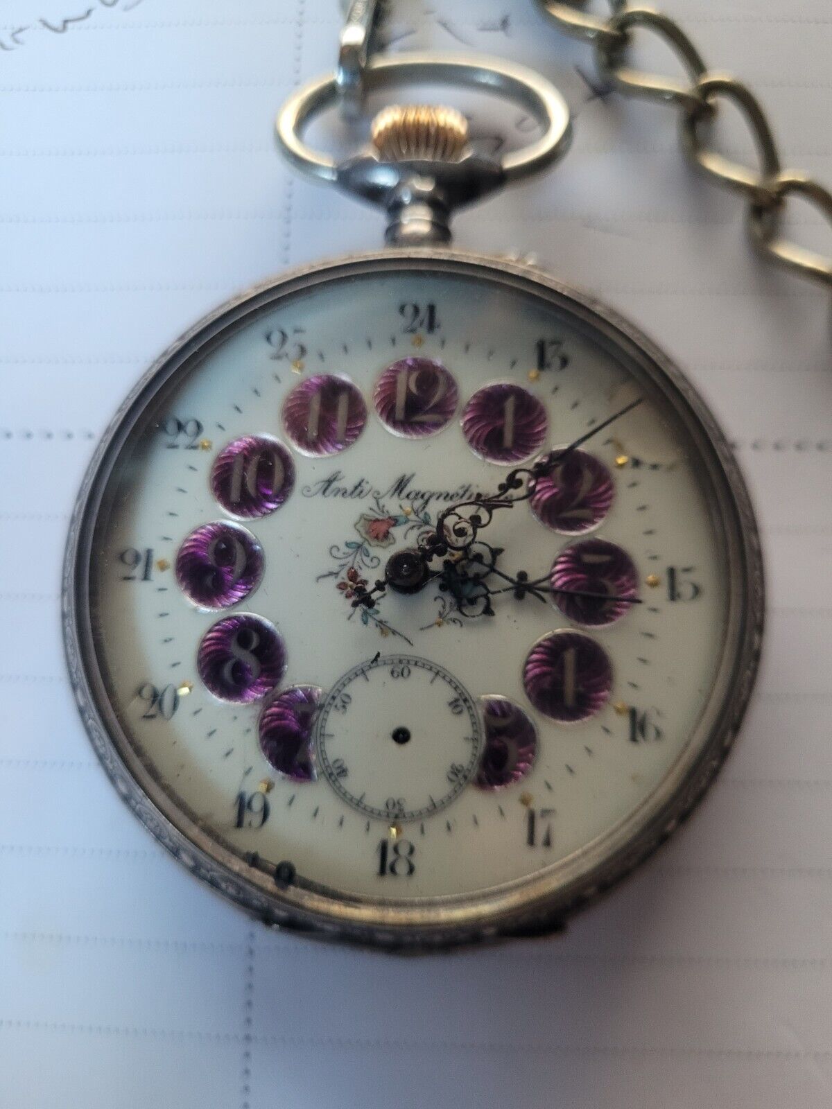 ANTIQUE pocket watch 1800s WORKING