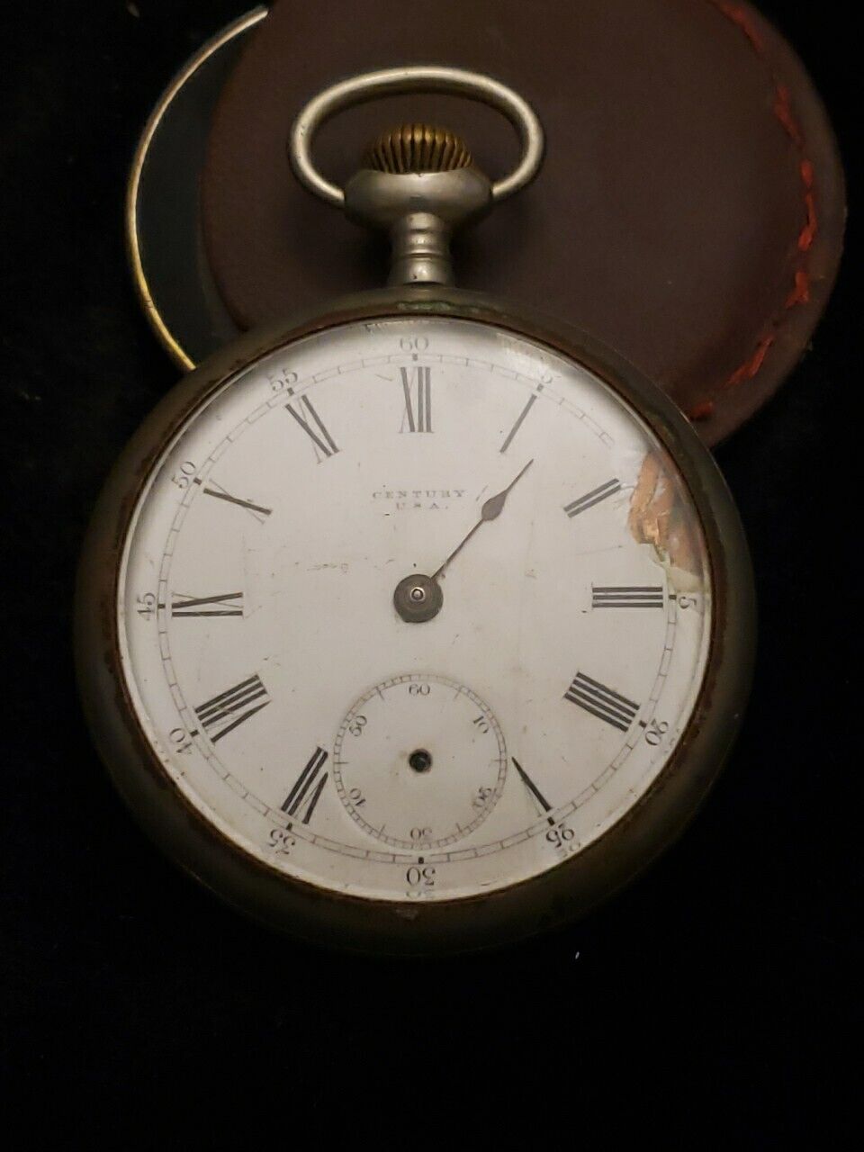 1800's Century USA Open Face Pocket Watch Size 18 Not Working