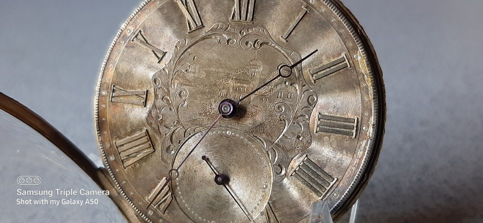 ANTIQUE MJ TOBIAS RARE LATE 1800'S BEN FRANKLIN 18K GOLD KW/KS POCKET WATCH TICS