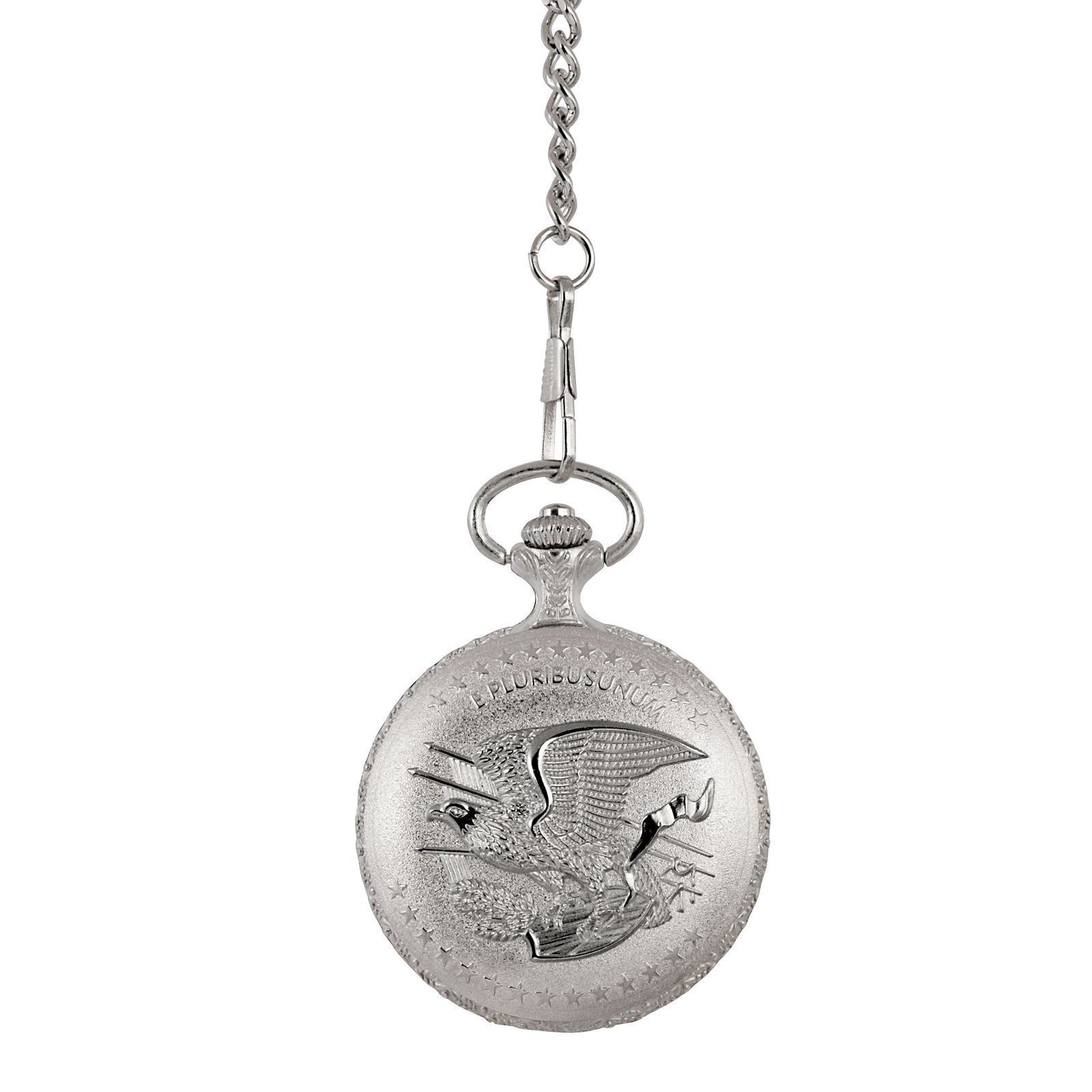 NEW Uncirculated 1800's Morgan Silver Dollar Coin Pocket Watch 13961