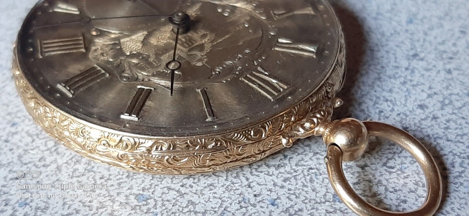 ANTIQUE MJ TOBIAS RARE LATE 1800'S BEN FRANKLIN 18K GOLD KW/KS POCKET WATCH TICS