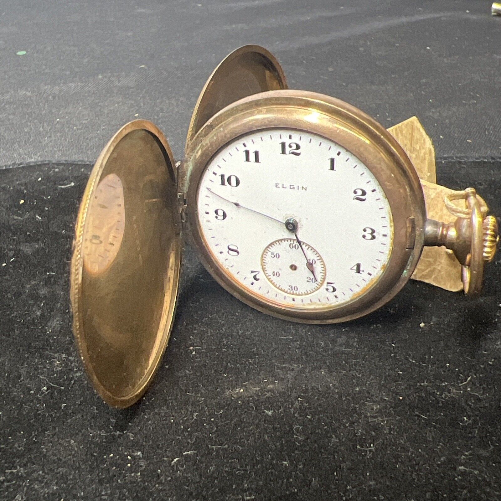 VTG 1900’s Elgin Natl Watch Co Serial 19850977 Philadelphia Gold Hunter Case