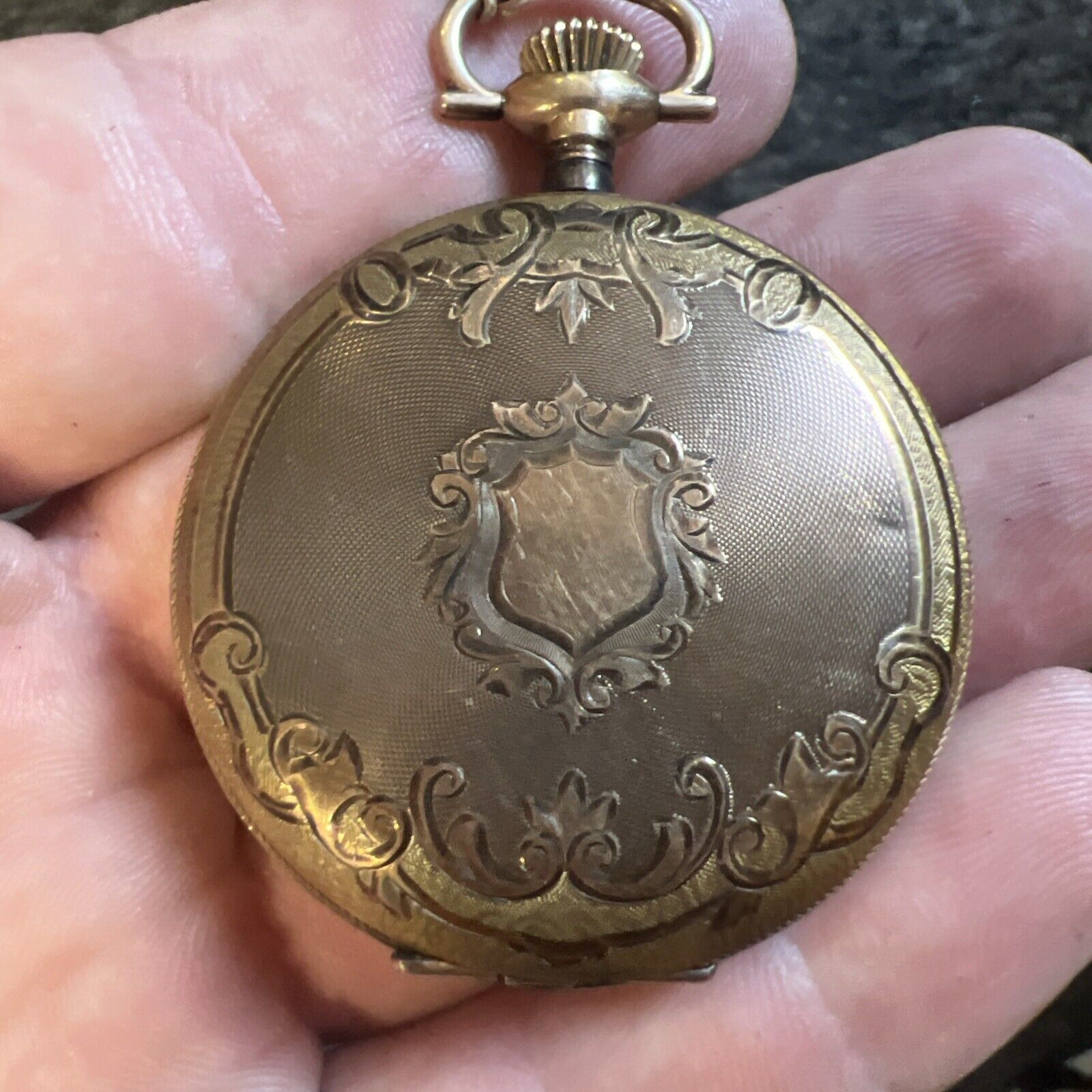 VTG 1900’s Elgin Natl Watch Co Serial 19850977 Philadelphia Gold Hunter Case