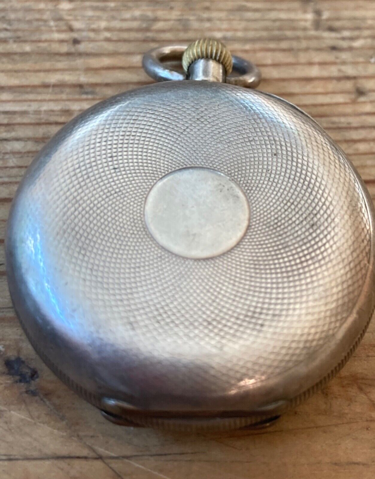 ANTIQUE Ladies 935 STERLING SILVER Pocket Watch-3 Bear Mark-Repair or PARTS-38mm