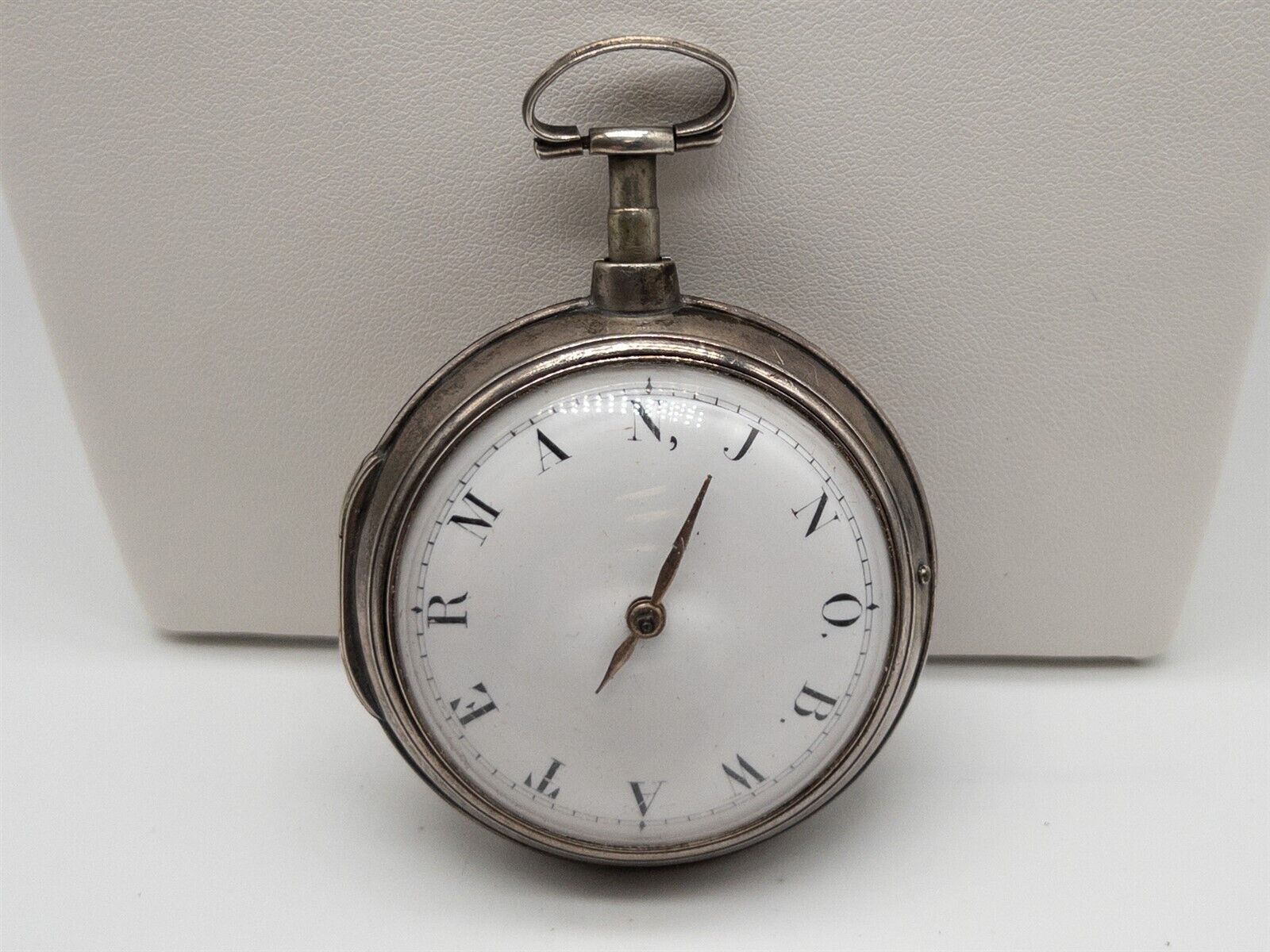 Antique 1700s KEY WIND James Staples Langrish Odiham England POCKET WATCH RARE