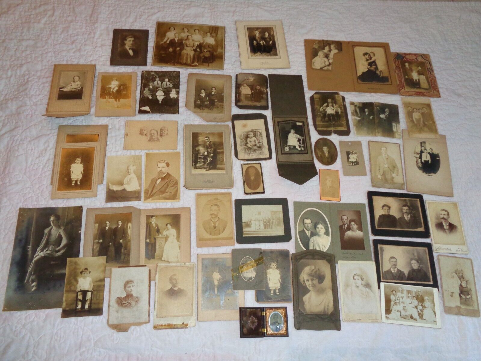Photograph Collection Antique Late 1800s Early 1900s Families People Children