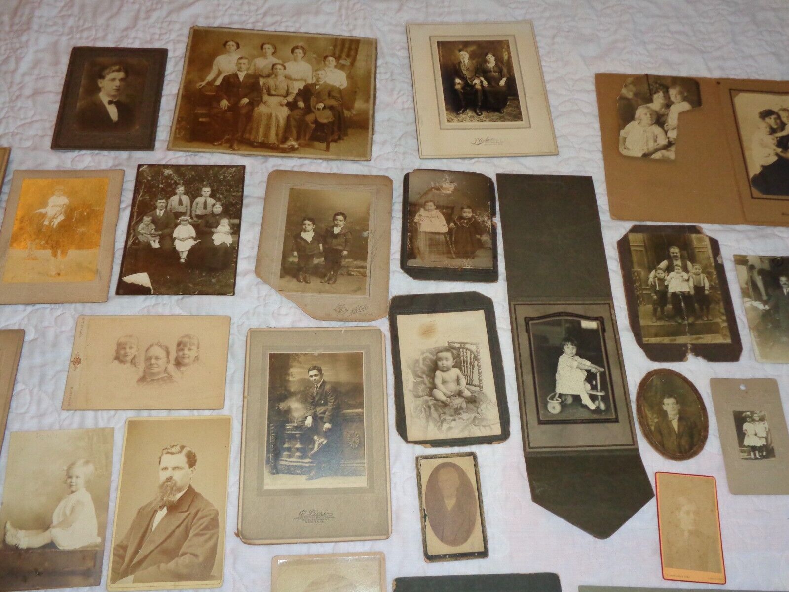 Photograph Collection Antique Late 1800s Early 1900s Families People Children