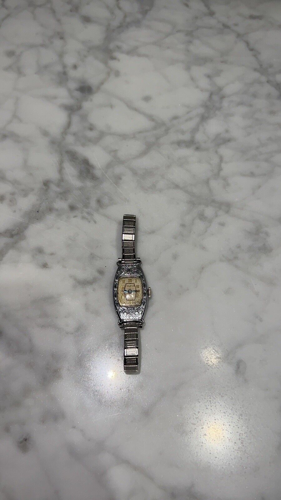Vintage Bulova Art Deco Rare 1900s Watch - Case back Stamped - Antique Rare
