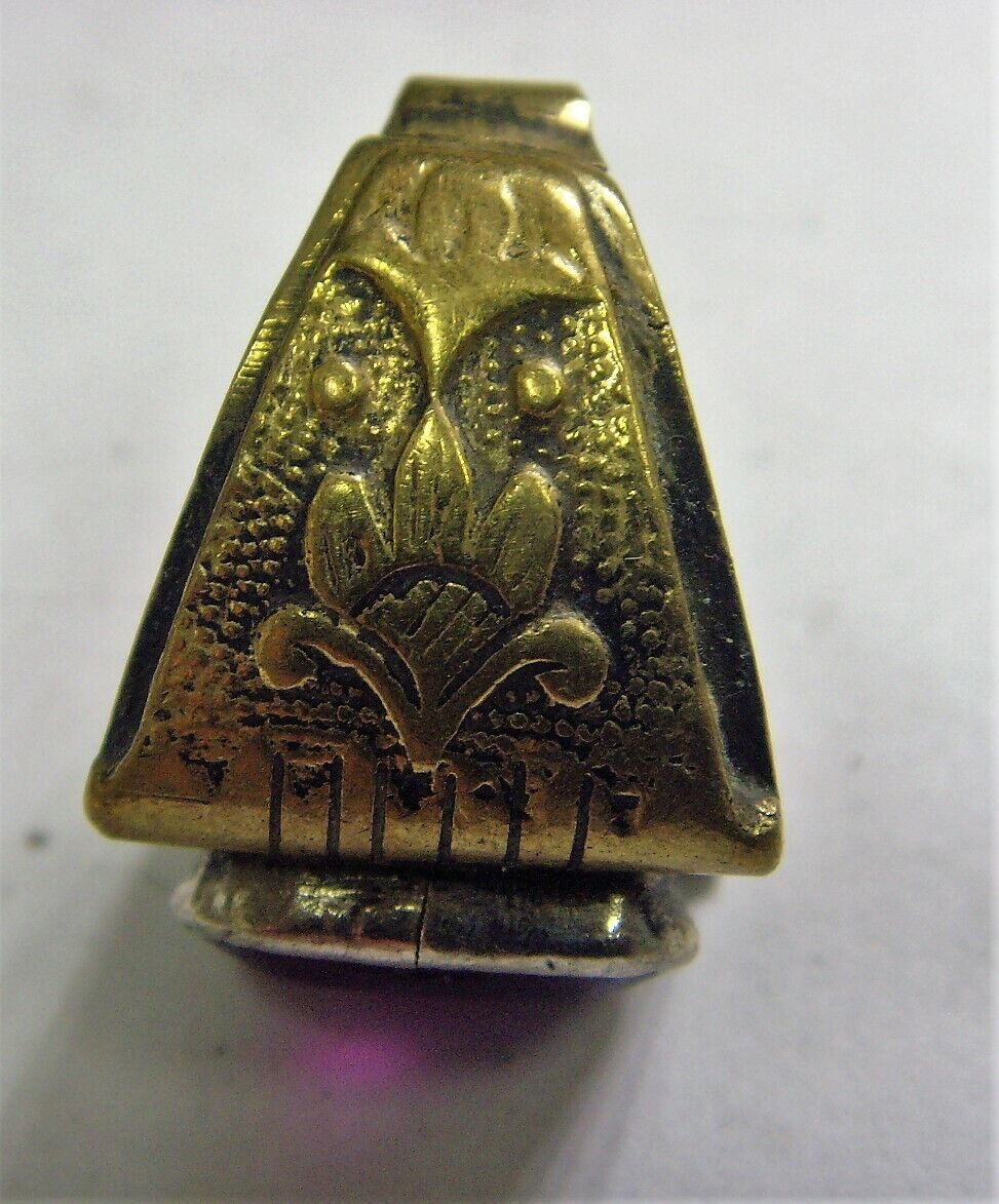 1800s scarce antique Nomads tribal wedding ring 8 sz ethnic dagestan 50798