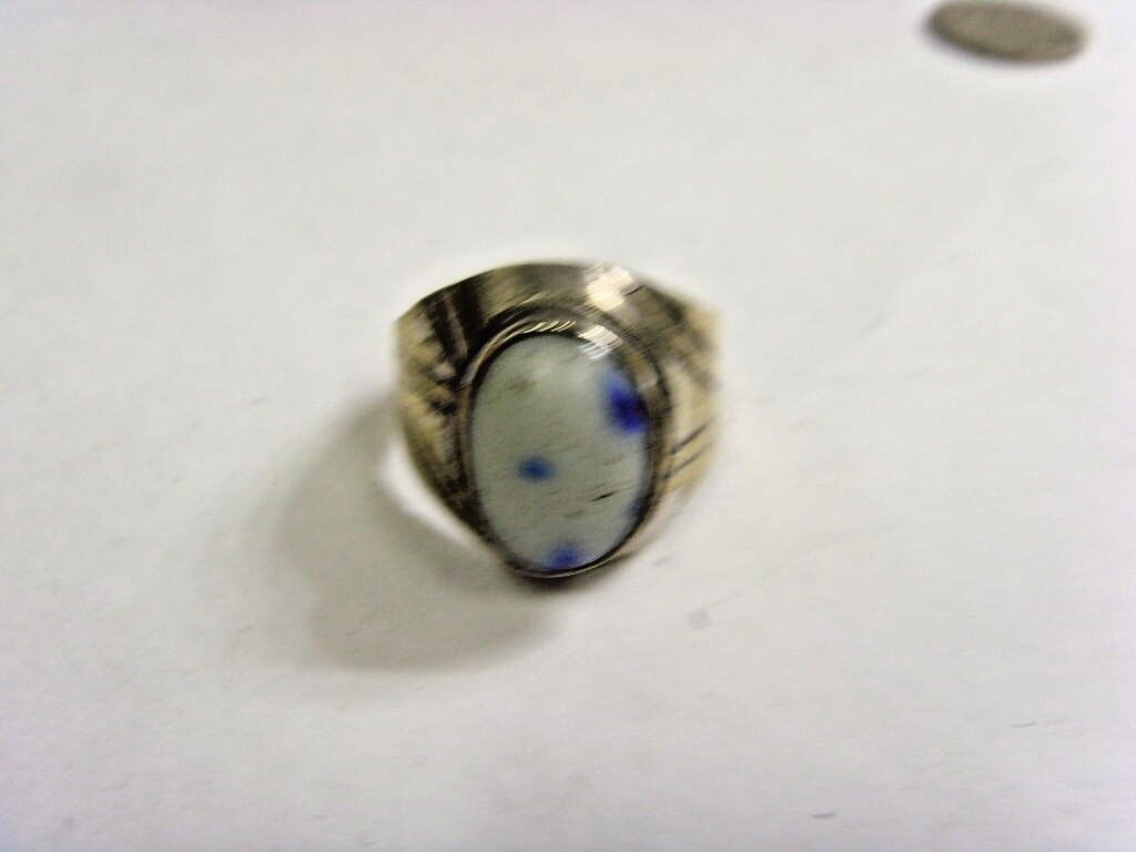 1800s antique Islamic Nomads tribal ring 7 size central Asia religious 48198