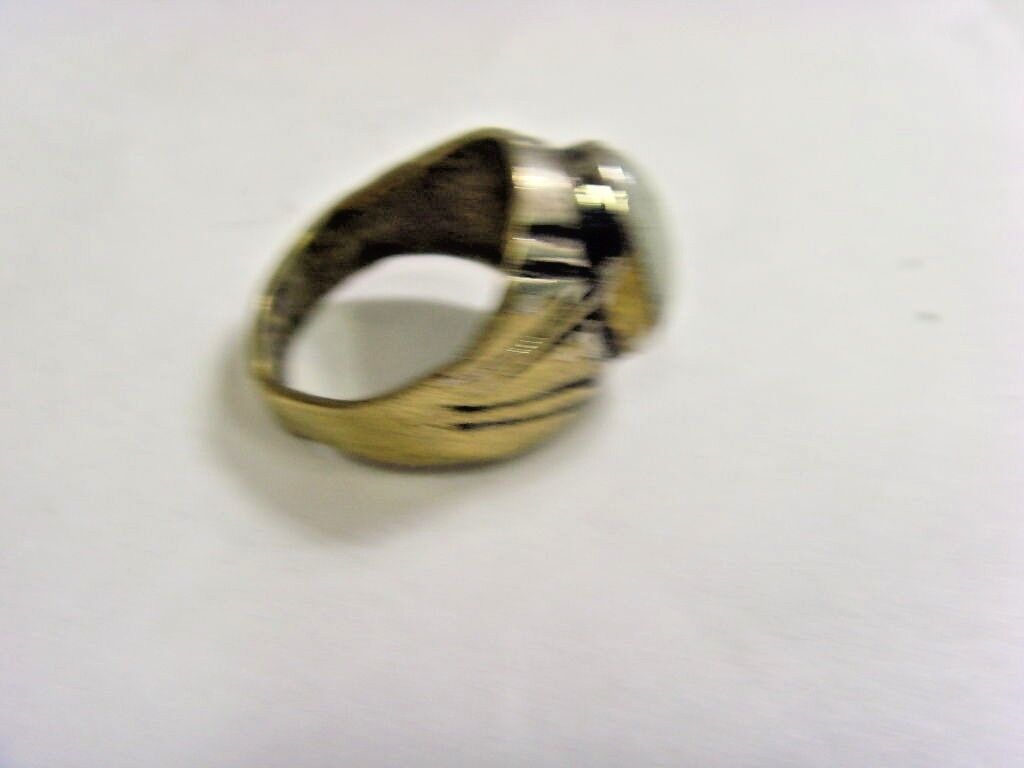 1800s antique Islamic Nomads tribal ring 7 size central Asia religious 48198