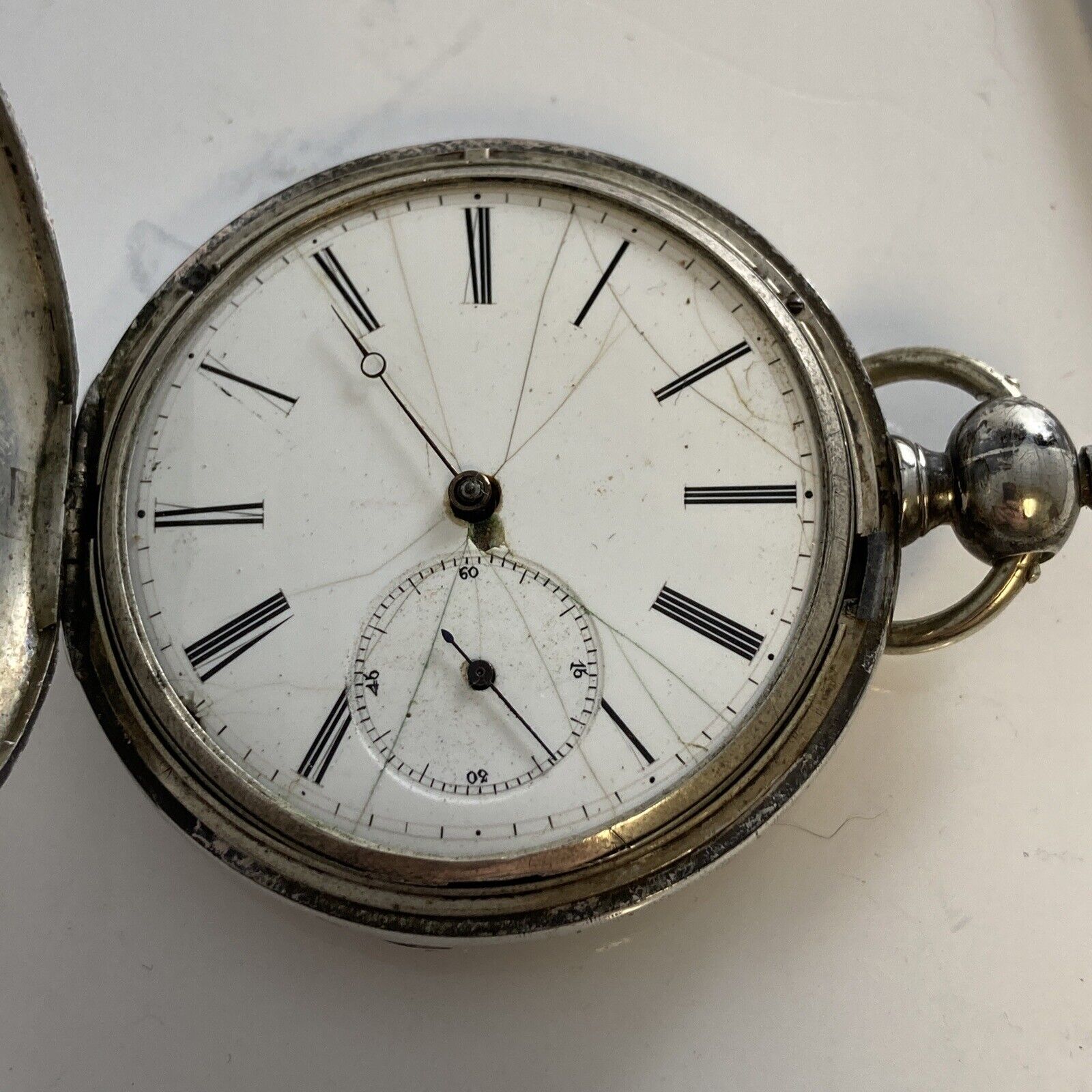 1800s “Robert Roskell Liverpool" 13 Jewels Detached Lever Key Wind Pocket Watch