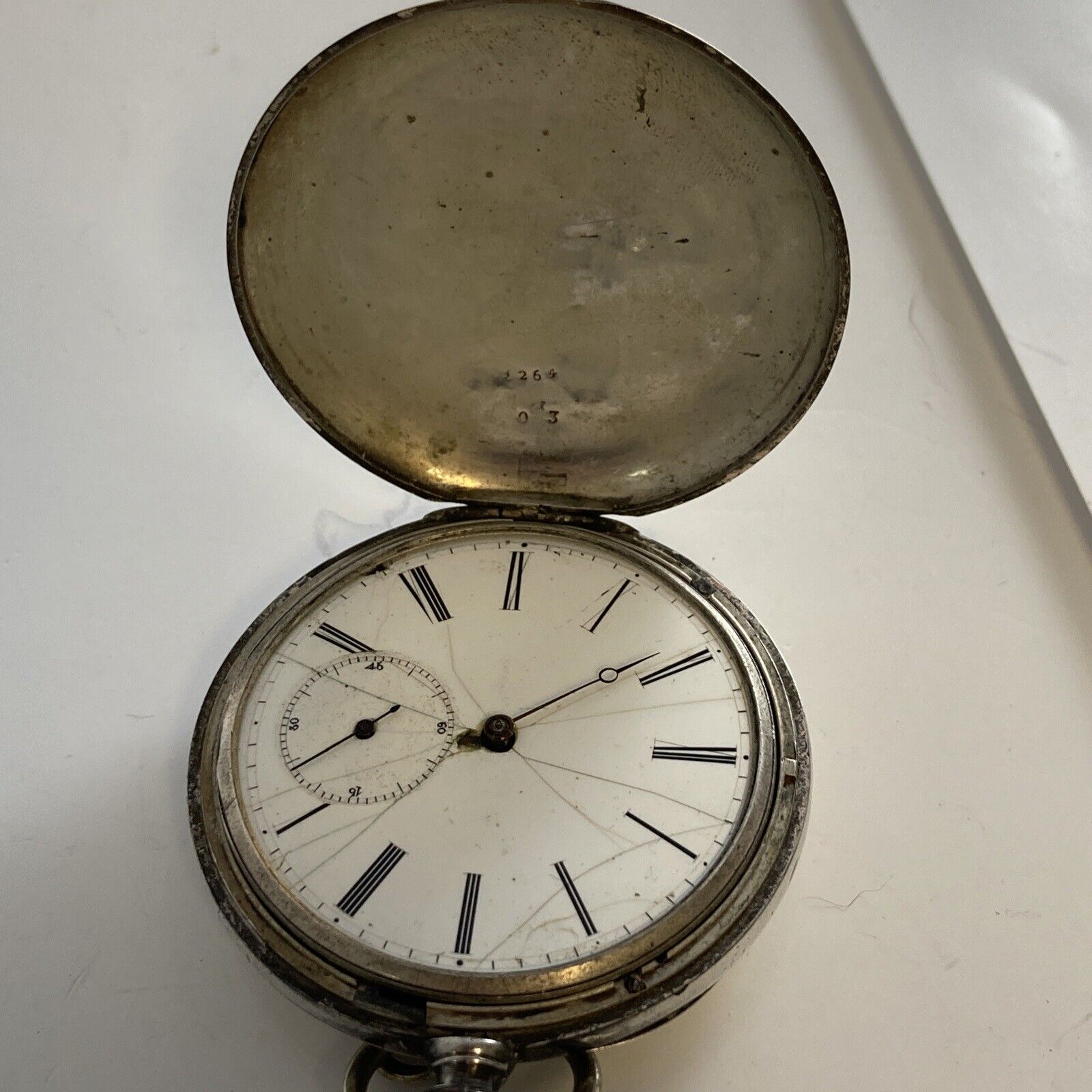 1800s “Robert Roskell Liverpool" 13 Jewels Detached Lever Key Wind Pocket Watch