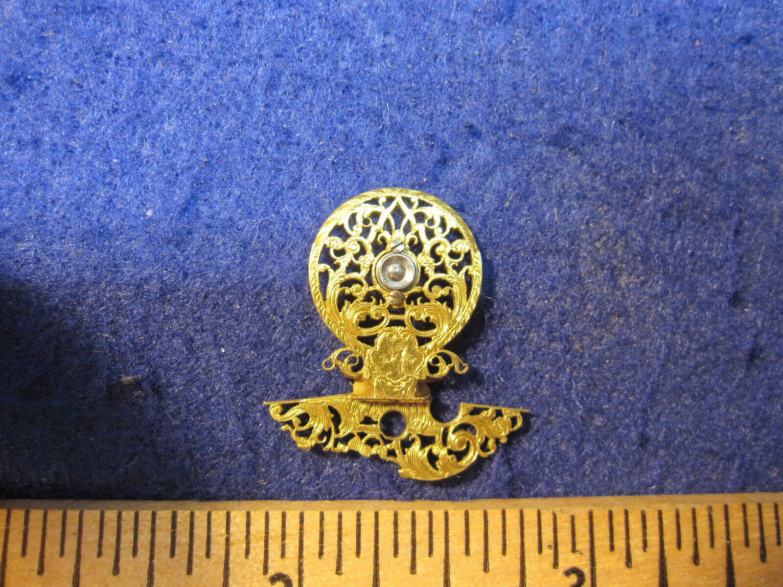 early to mid 1700s 18th century fancy pocket watch verge fusee balance cock