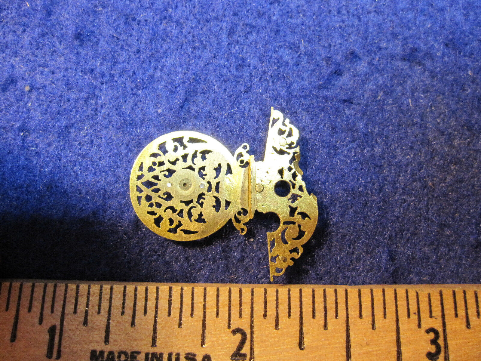 early to mid 1700s 18th century fancy pocket watch verge fusee balance cock