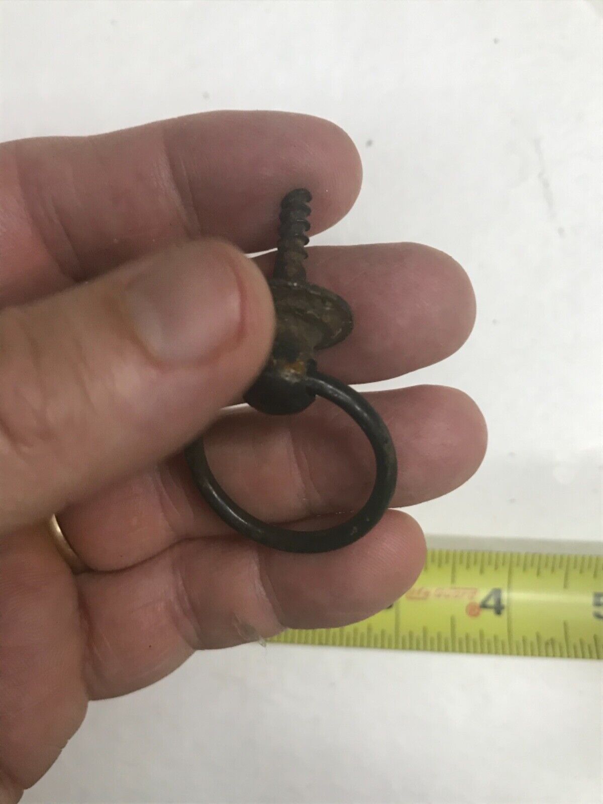 RARE 18th Century CHIPPENDALE  Period Original DROP RING PULL EARLY  AMERICANA!
