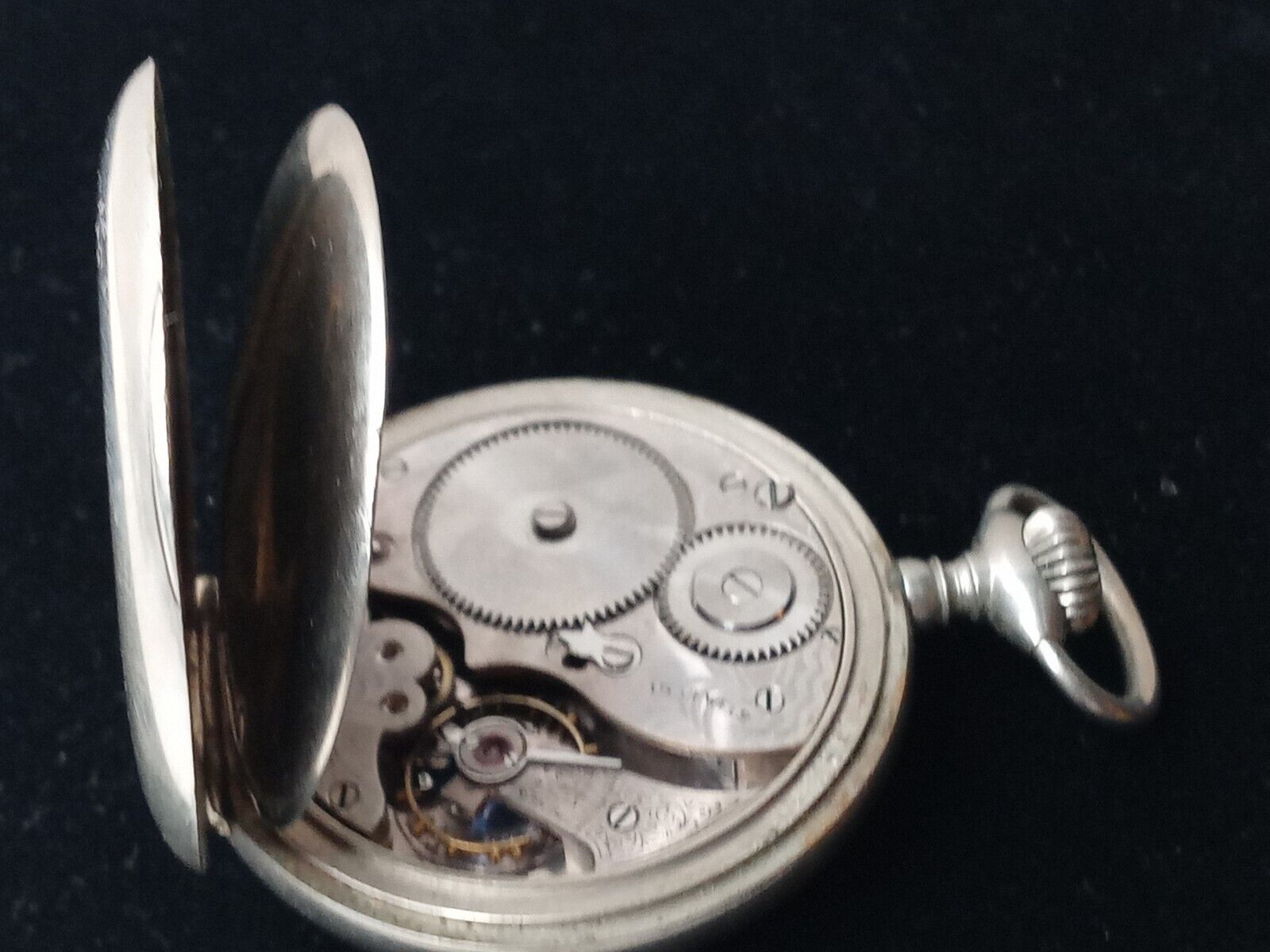 Antique Udall  & Ballou 15 Jewels Railroad Pocket Watch Very Rare /Fix Or Repair
