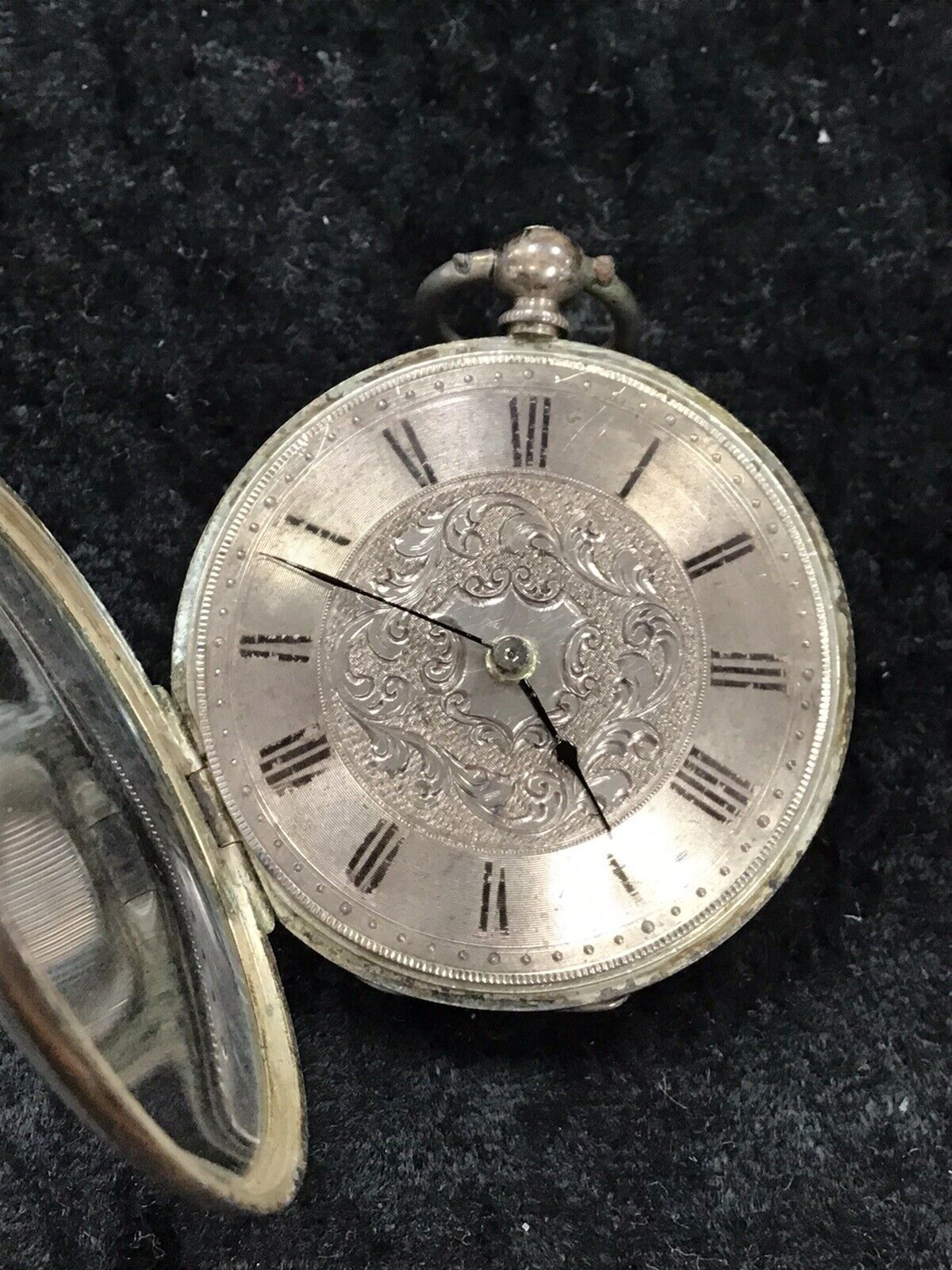 Mid 1800s Le Coultre Swiss Bar Ebauche Pocket Watch Working