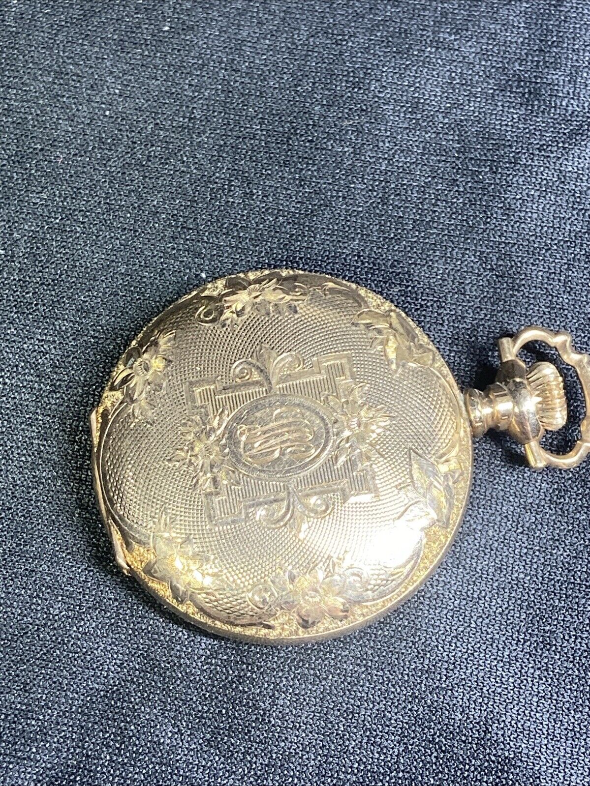Vtg Rare Sim Peirson’s & Troy NY Pocket Watch Runs Late 1800’s Engraved 1909