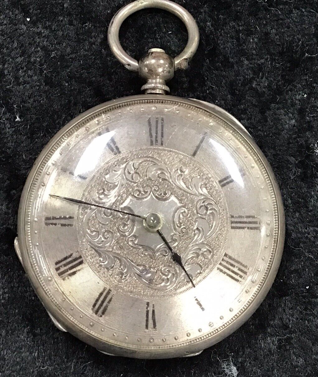 Mid 1800s Le Coultre Swiss Bar Ebauche Pocket Watch Working